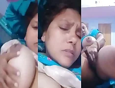 Busty wife flaunts her horniness in this sexy video